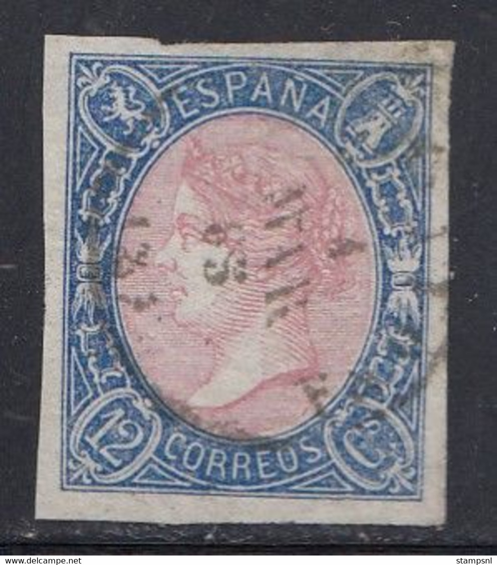 Spain - 1865 - 12c - Yv. 67 - Used - Gebraucht