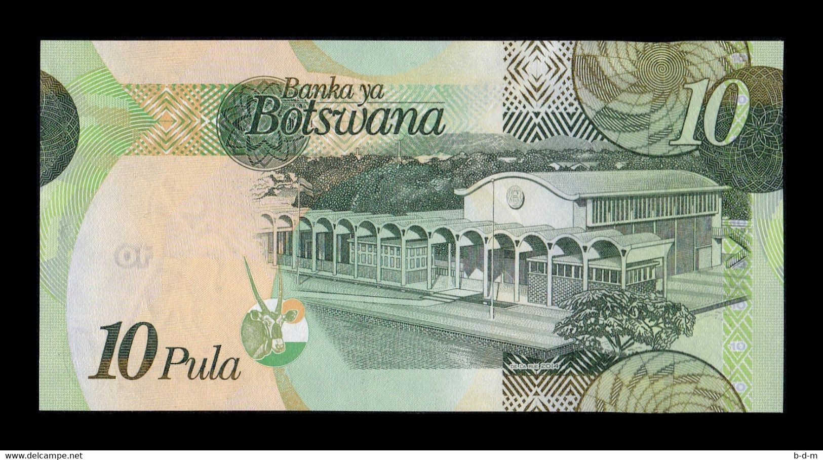 Botswana 10 Pula 2014 Pick 30d SC UNC - Botswana