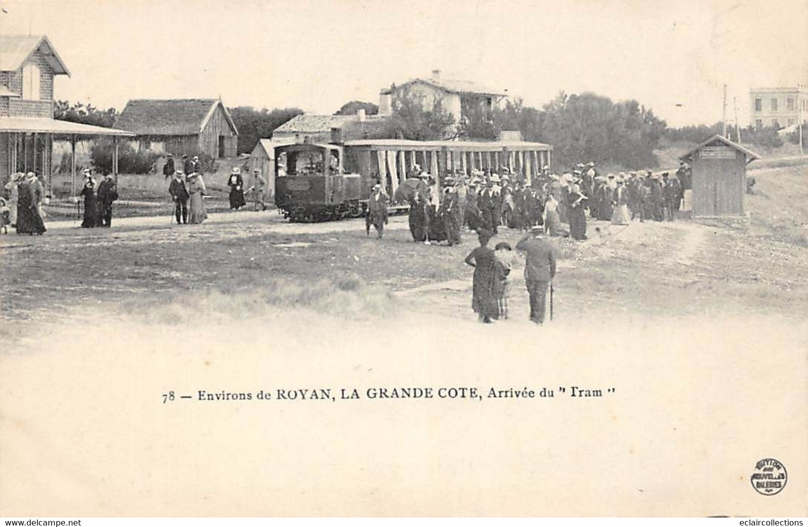 Tramway De La Grande Côte          17      Arrivée Du Tram      (voir Scan) - Andere & Zonder Classificatie