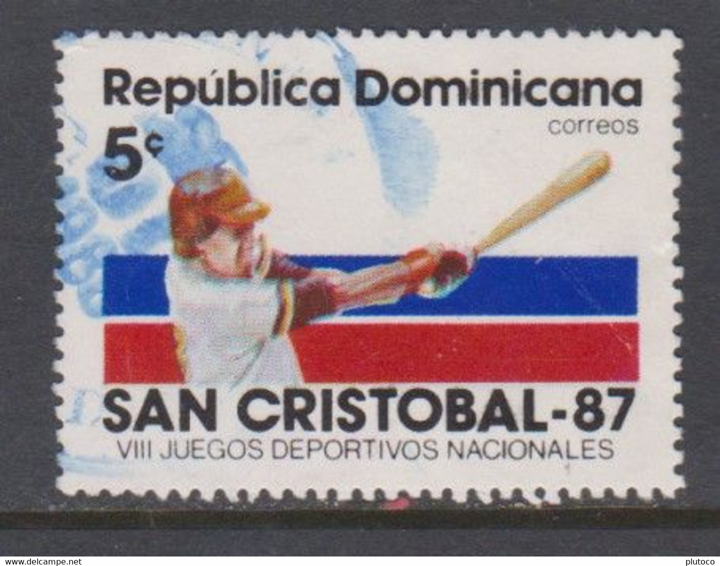 REPUBLICA DOMINICANA, USED STAMP, OBLITERÉ, SELLO USADO. - República Dominicana