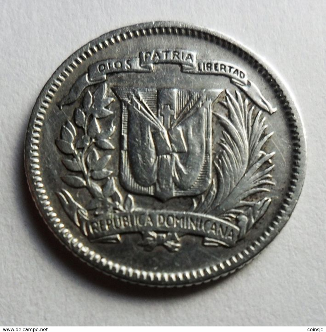 DOMINICAN  REPUBLIC  - 10 Centavos - 1937 - Dominicana