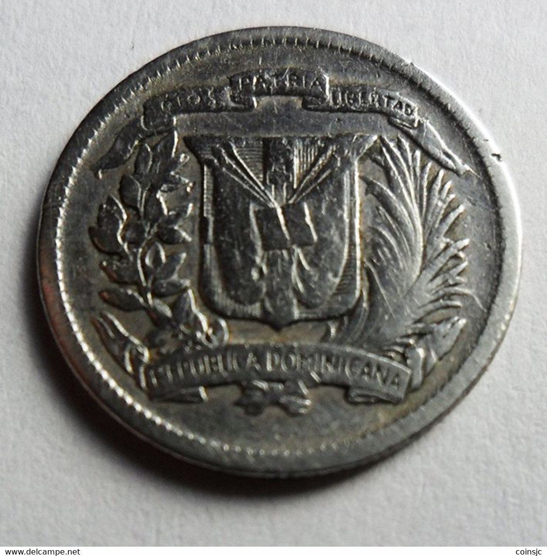 DOMINICAN  REPUBLIC - 10 Centavos - 1944 - Dominicaanse Republiek