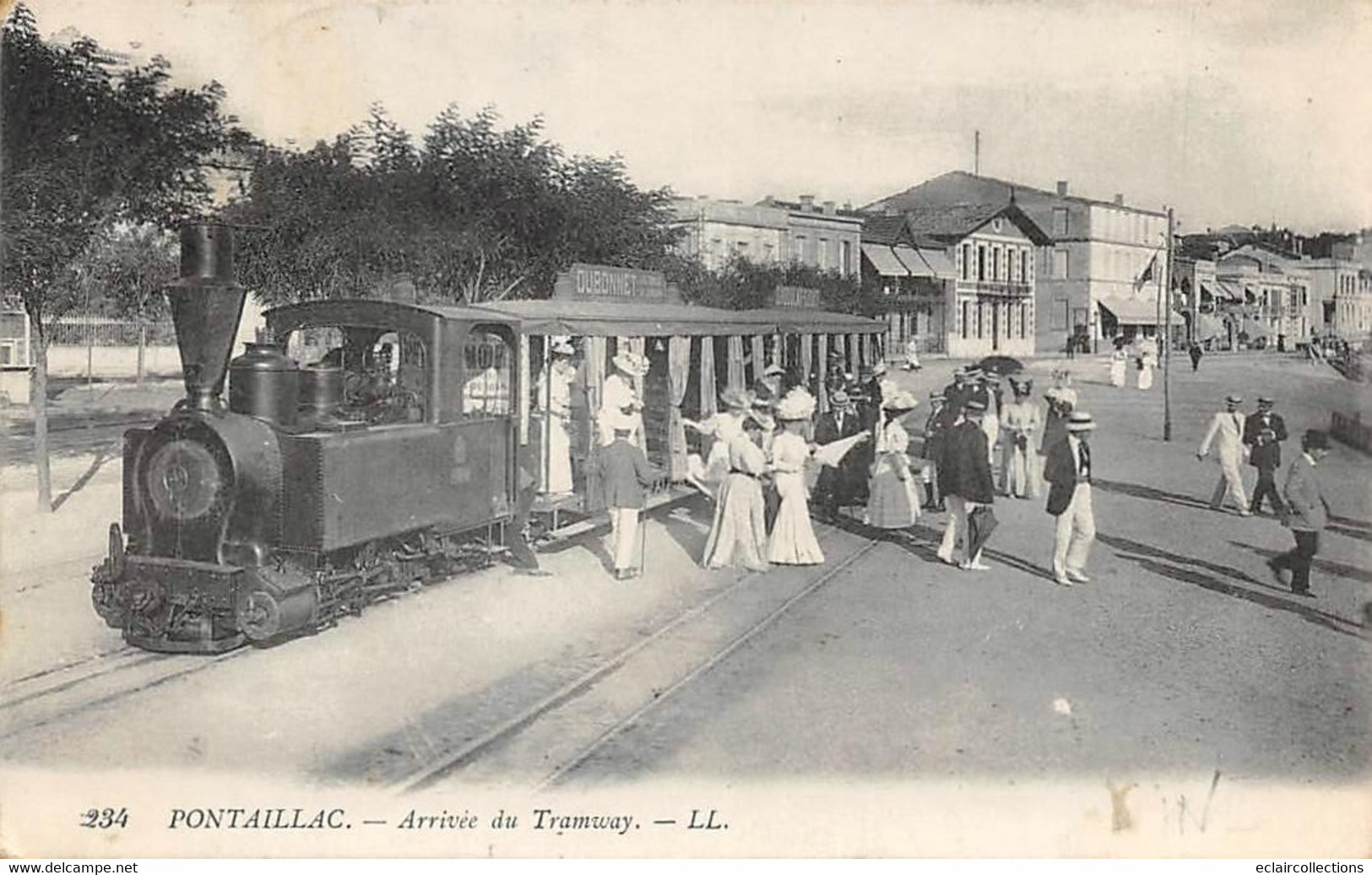 Tramway De La Grande Côte          17      Pontaillac    Arrivée Du Tramway      LL 234    (voir Scan) - Other & Unclassified