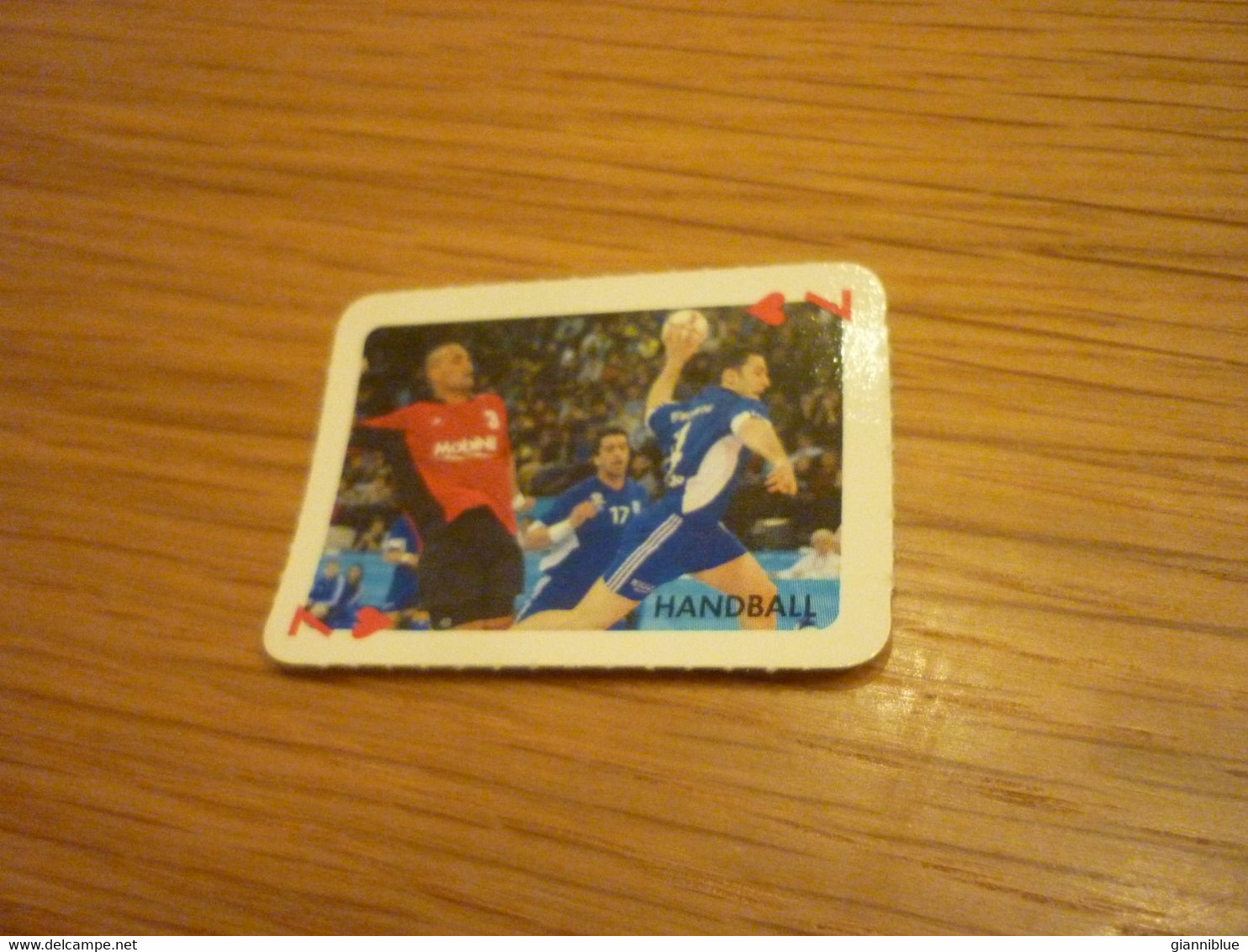 Handball Olympic Games Greek Mini Trading Playing Card - Palla A Mano