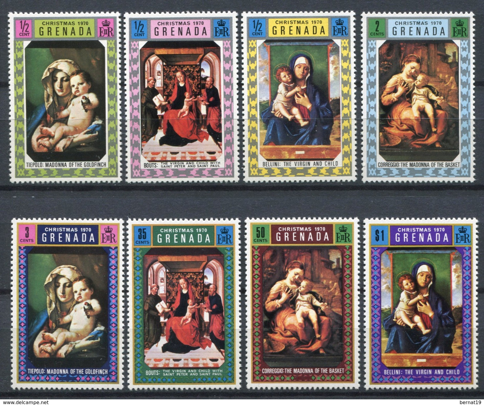 Grenada 1970. Yvert 368-75 ** MNH. - Granada (...-1974)