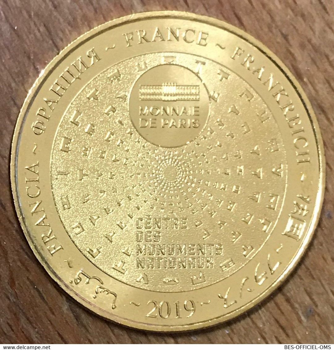 75001 PARIS LA CONCIERGERIE MDP 2019 MÉDAILLE SOUVENIR MONNAIE DE PARIS JETON TOURISTIQUE TOKEN MEDALS COINS - 2019