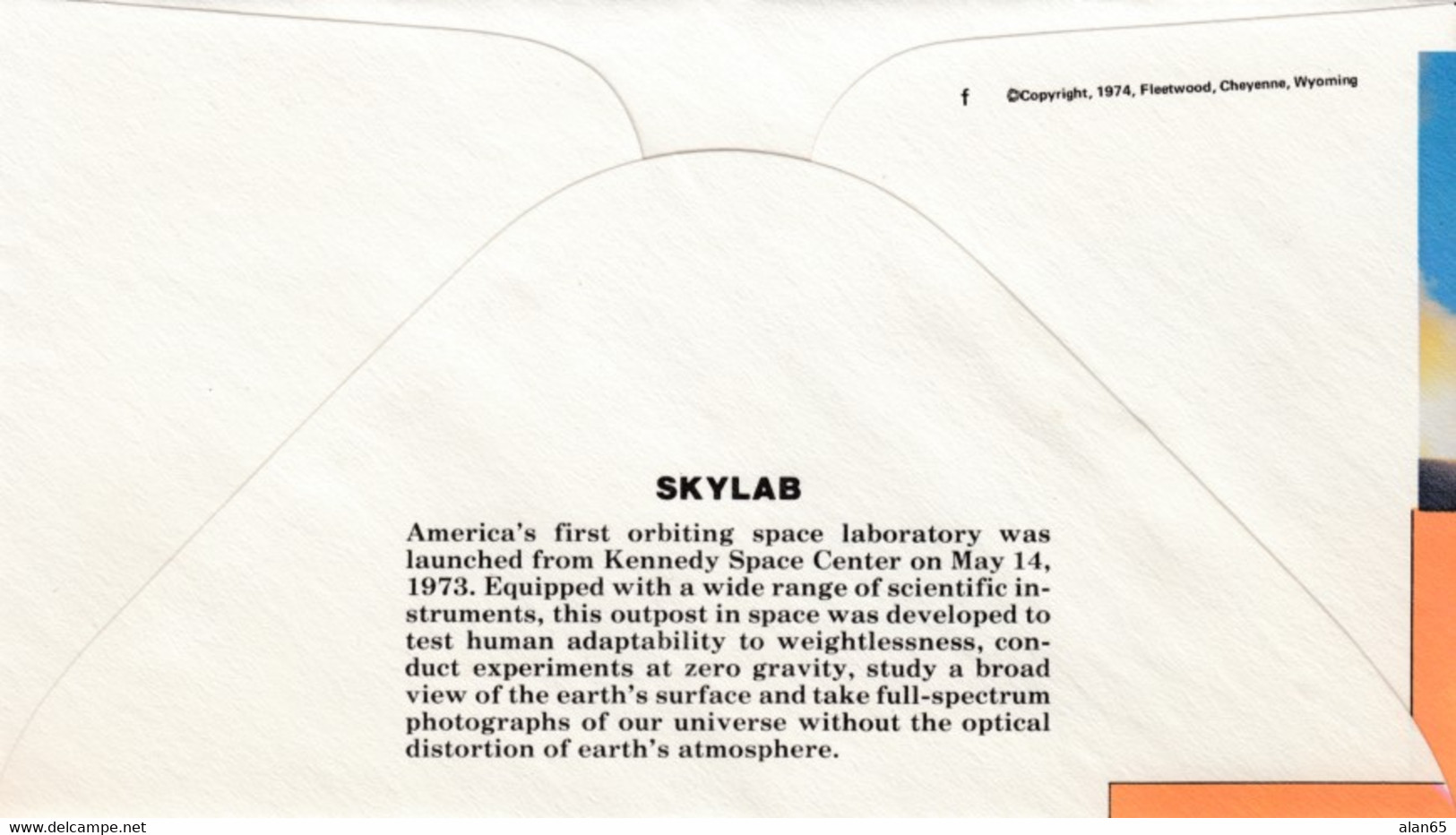 Sc#1529 Skylab Space Station 10c Stamp Issue,1974 First Day Cover - 1971-1980