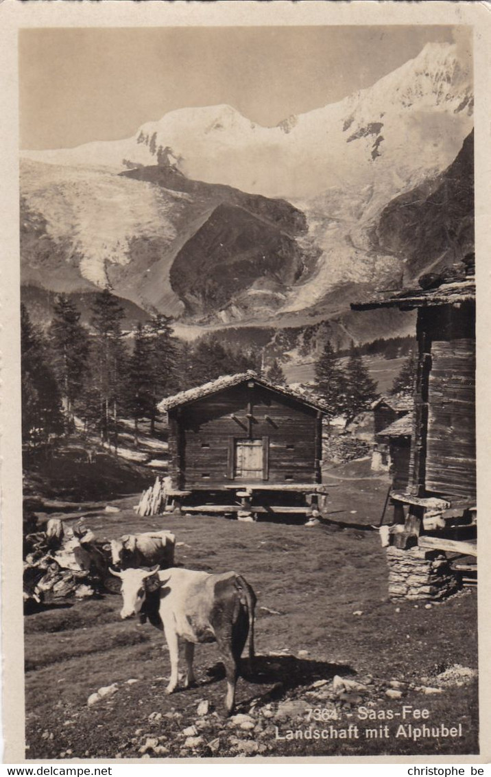 Saas Fee, Landschaft Mit Alphubel (pk78043) - Saas Im Prättigau