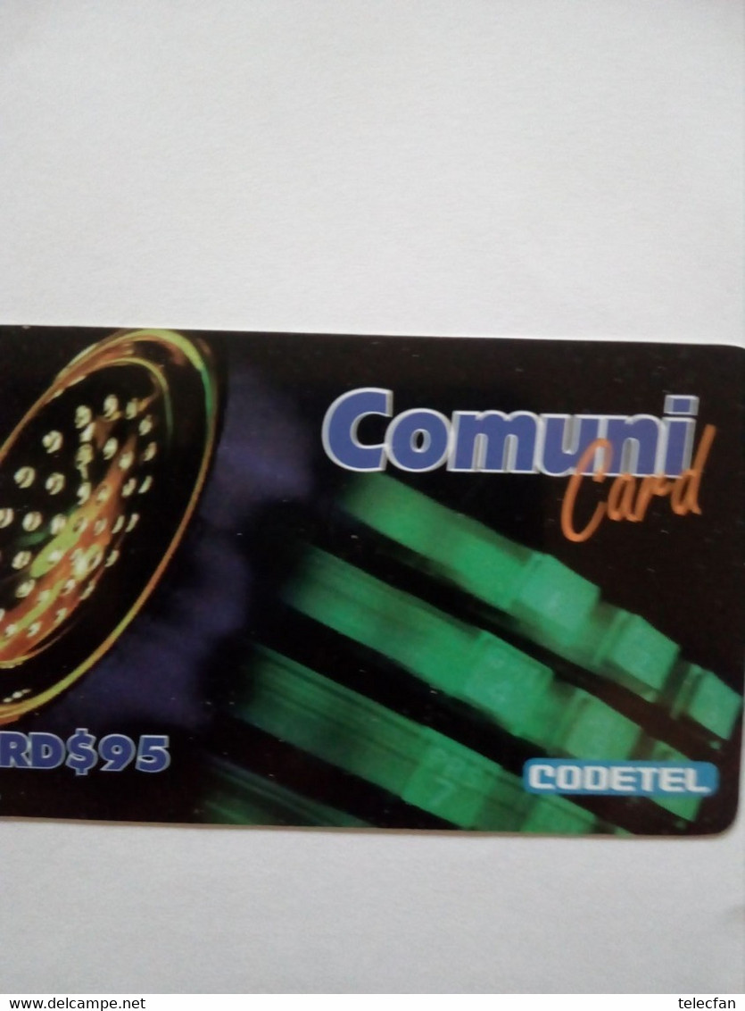 DOMINICAINE PREPAID COMUNI CARD RD$ 95 UT - Dominik. Republik