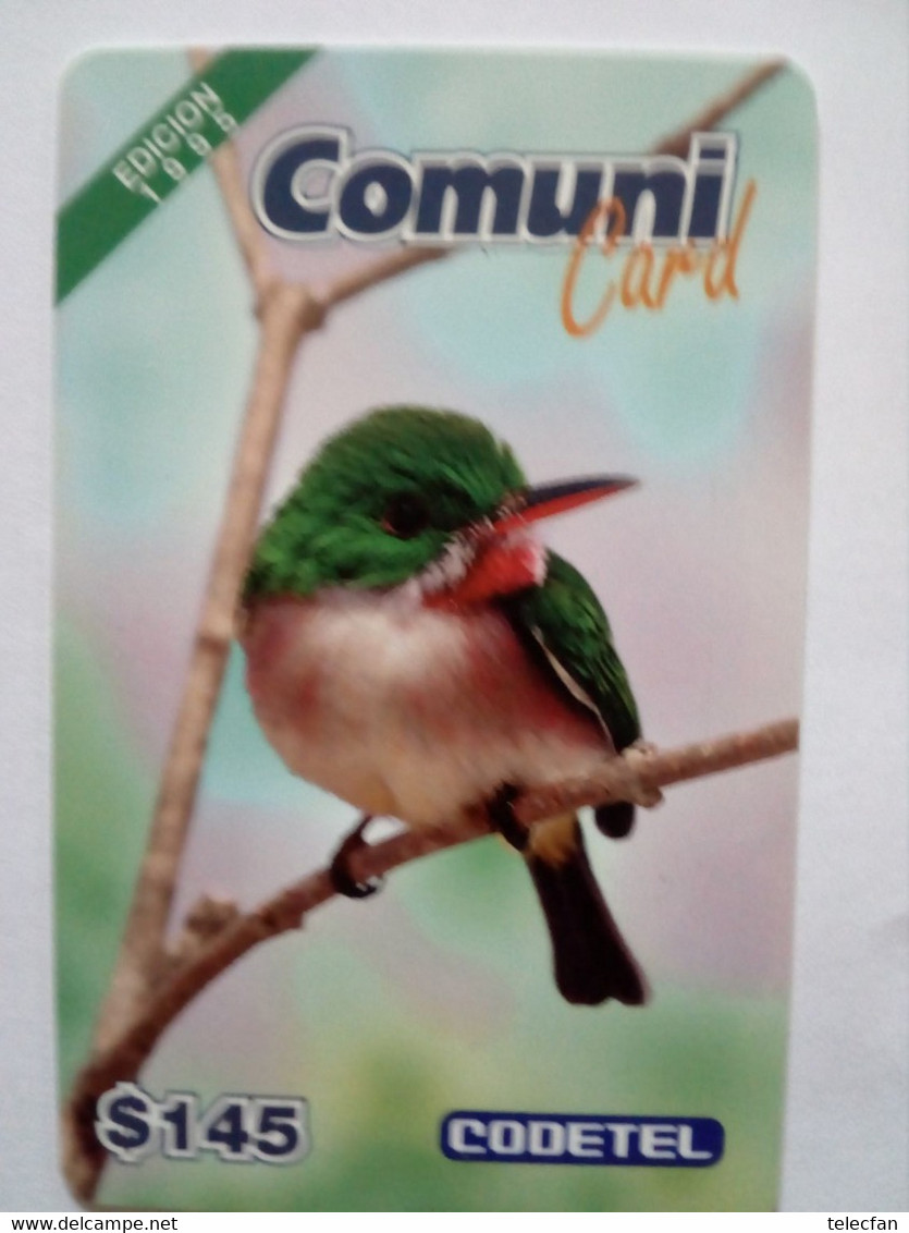 DOMINICAINE PREPAID COMUNI CARD BARRANCOLI BARRANQUERO TODIER RD$ 145 UT RARE - Dominicana