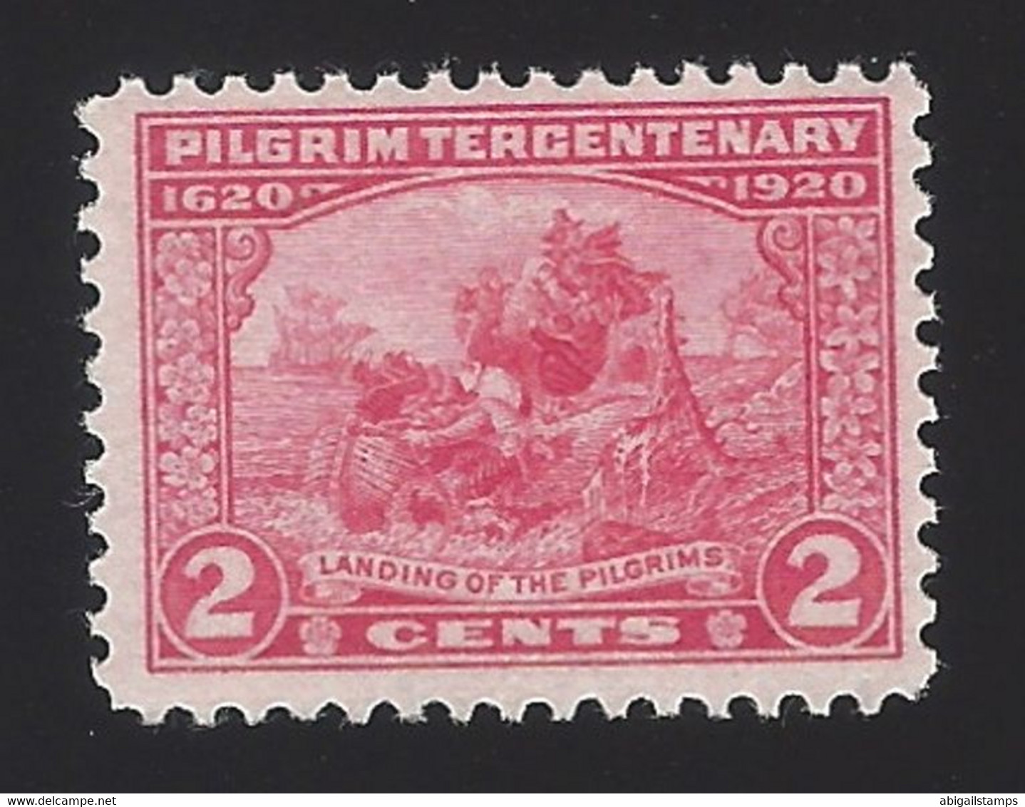 US #549 1920 Carmine Rose Perf 11 Unwmk MNH F-VF SCV $12.50 - Unused Stamps