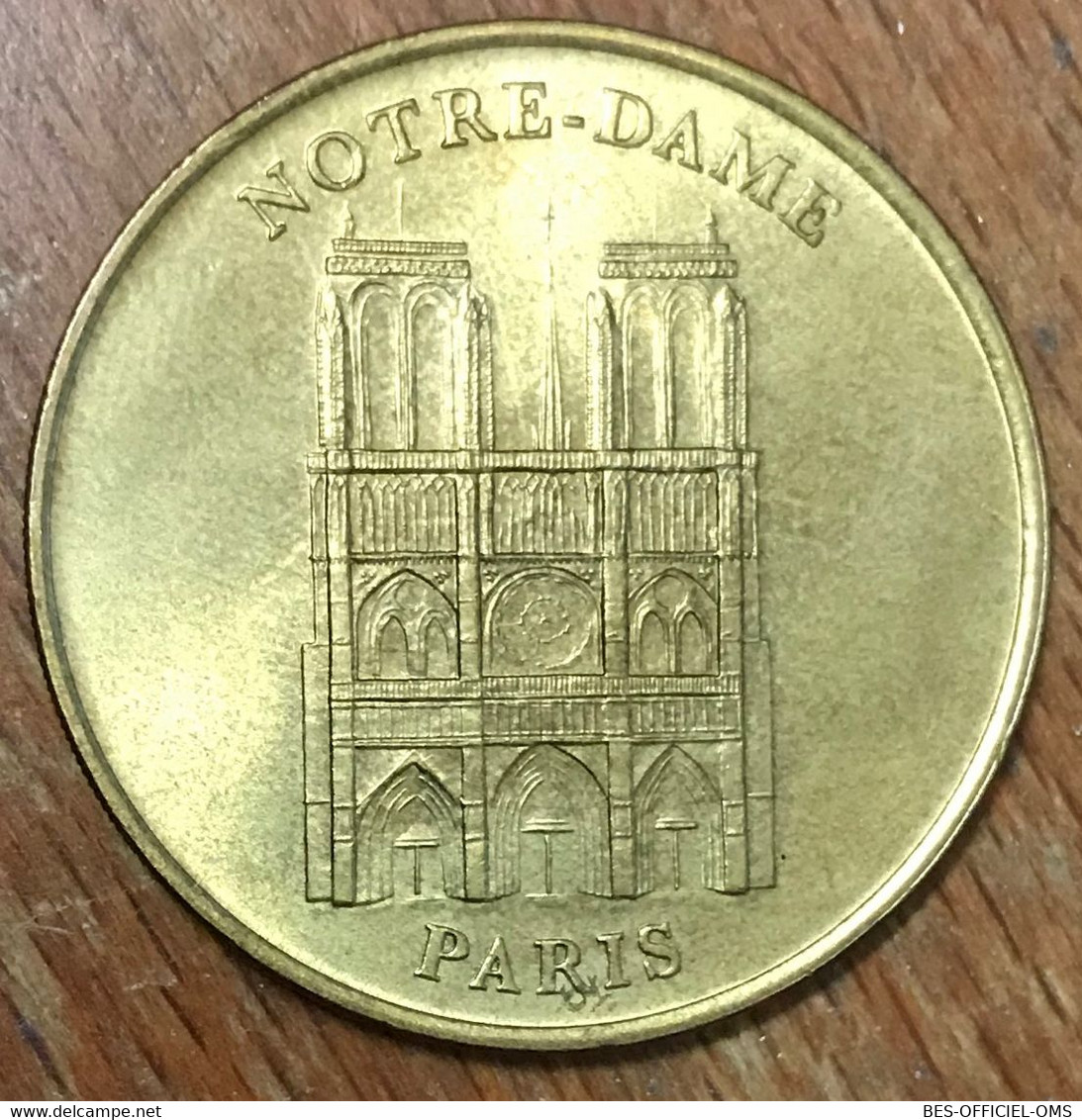 75004 NOTRE DAME DE PARIS MDP 2002 MÉDAILLE SOUVENIR MONNAIE DE PARIS JETON TOURISTIQUE MEDALS TOKENS COINS - 2002