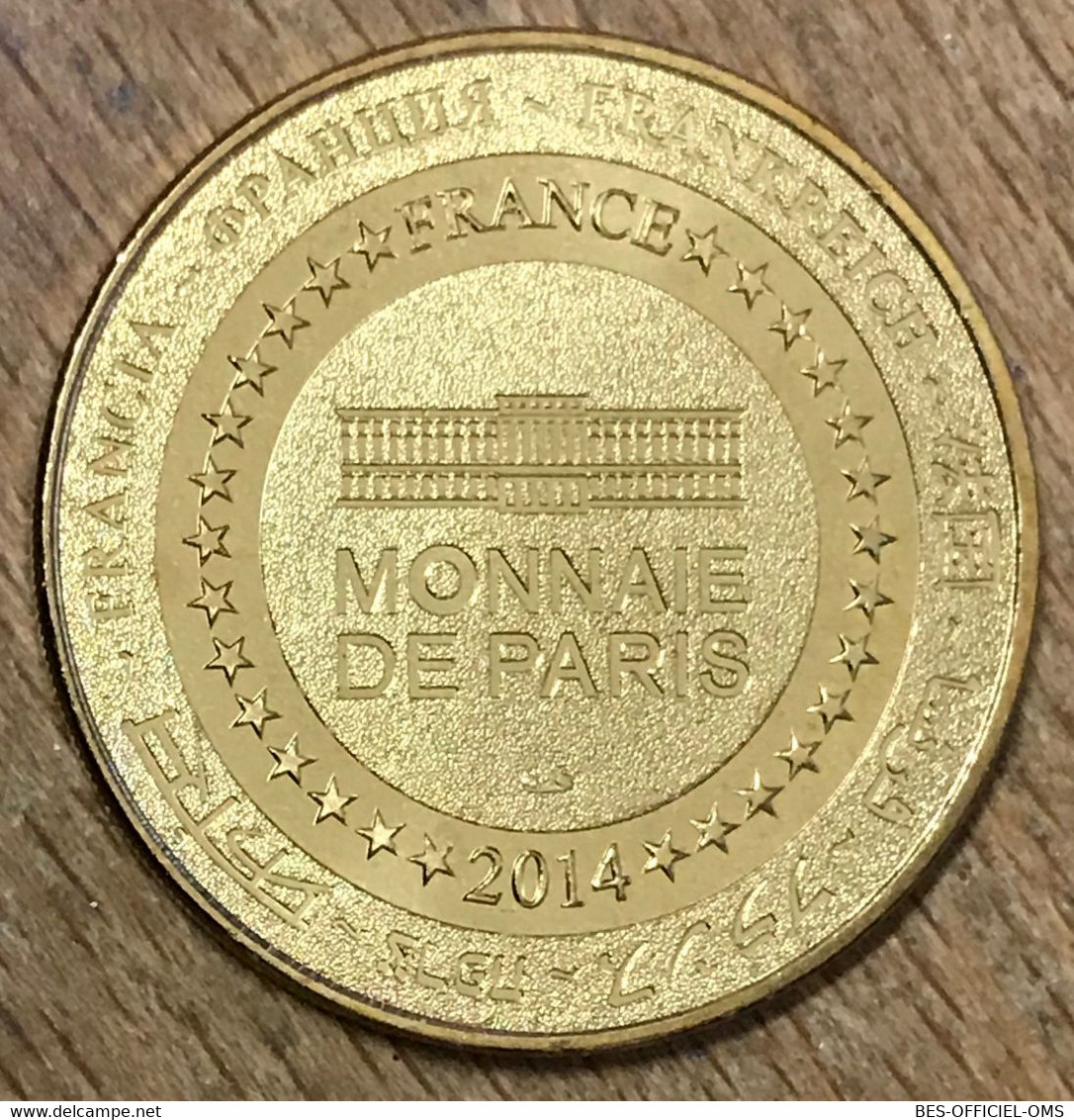 75004 PARIS GARDE RÉPUBLICAINE FANFARE MDP 2014 MÉDAILLE MONNAIE DE PARIS JETON TOURISTIQUE MEDALS TOKENS COINS - 2014