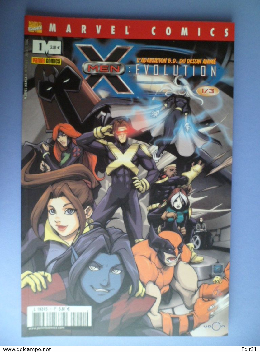 XMen Marvel Comics EVOLUTION - 1/3 - Juillet 2002 - - XMen