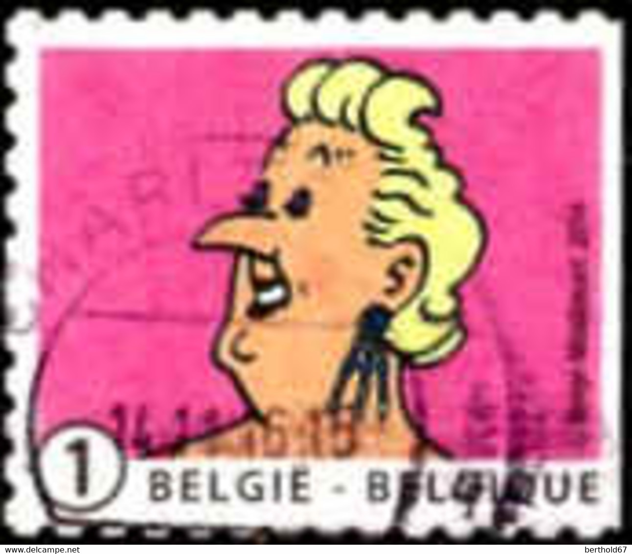 Belgique Poste Obl Yv:4392 Mi:4453 Hergé Moulinsart La Castafiore (cachet Rond) - Usados