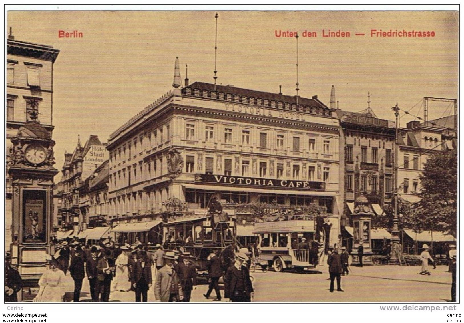 BERLIN:  UNTEN  DEN  LINDEN  -  FRIEDRICHSTRASSE  -  KLEINFORMAT - Kreuzberg