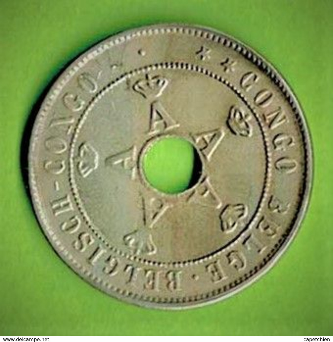 CONGO BELGE / 20 CENTIMES / 1911 / SUP - Andere & Zonder Classificatie