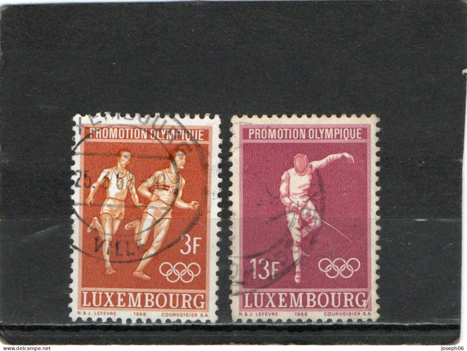 LUXEMBOURG    1968  Y.T. N° 716 à 721  Incomplet  Oblitéré  719 721 - 1965-91 Jean