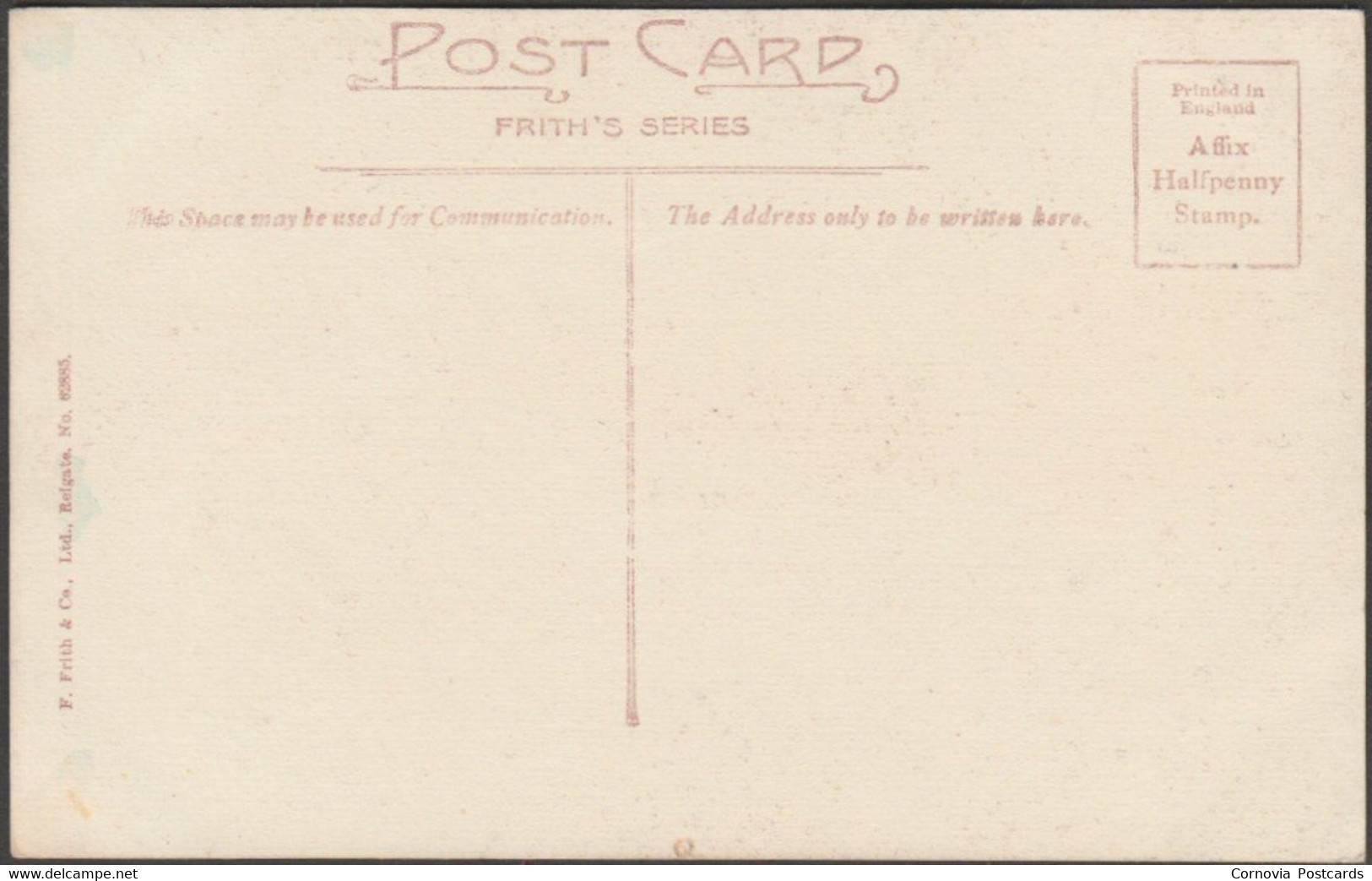 Pendennis Castle Entrance, Falmouth, Cornwall, C.1920 - Frith's Postcard - Falmouth
