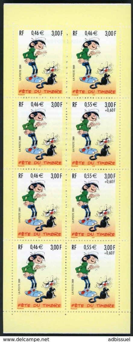 BC 3370 A NEUF TB / 2001 Fête Du Timbre "Gaston Lagaffe" / Valeur Timbres : 4.4€ - Stamp Day
