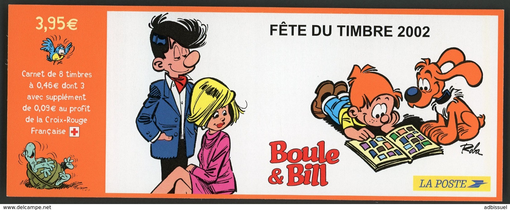 BC 3467 A NEUF TB / 2002 Fête Du Timbre "Boule Et Bill" / Valeur Timbres : 3.68€ - Journée Du Timbre