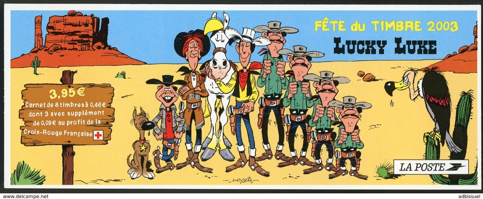 BC 3546 A NEUF TB / 2003 Fête Du Timbre "Lucky Luke" / Valeur Timbres : 3.68€ - Stamp Day