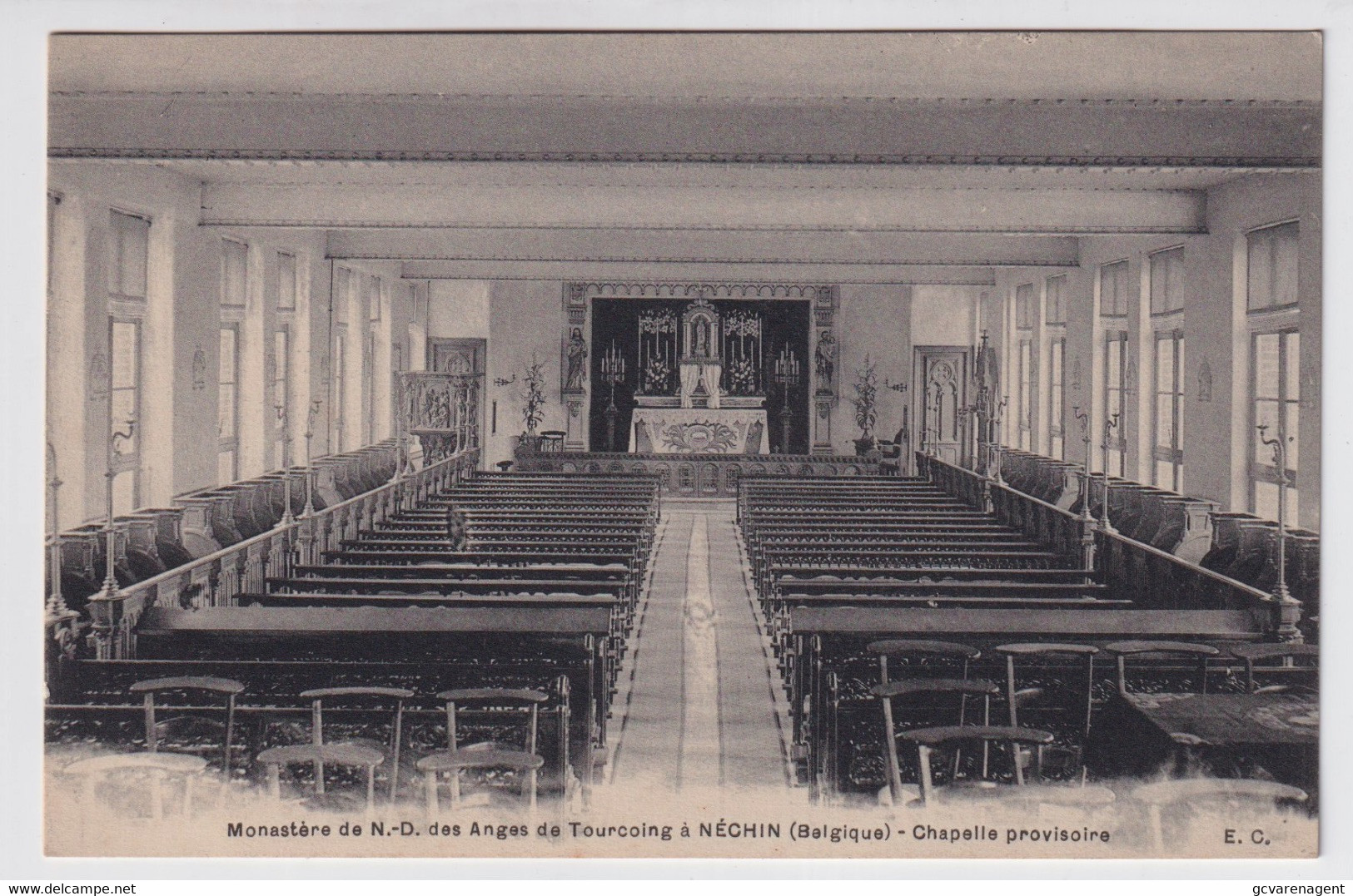 MONASTERE DE N.D. DES ANGES DE TOURCOING A NECHIN -  CHAPELLE PROVISOIRE - Estaimpuis