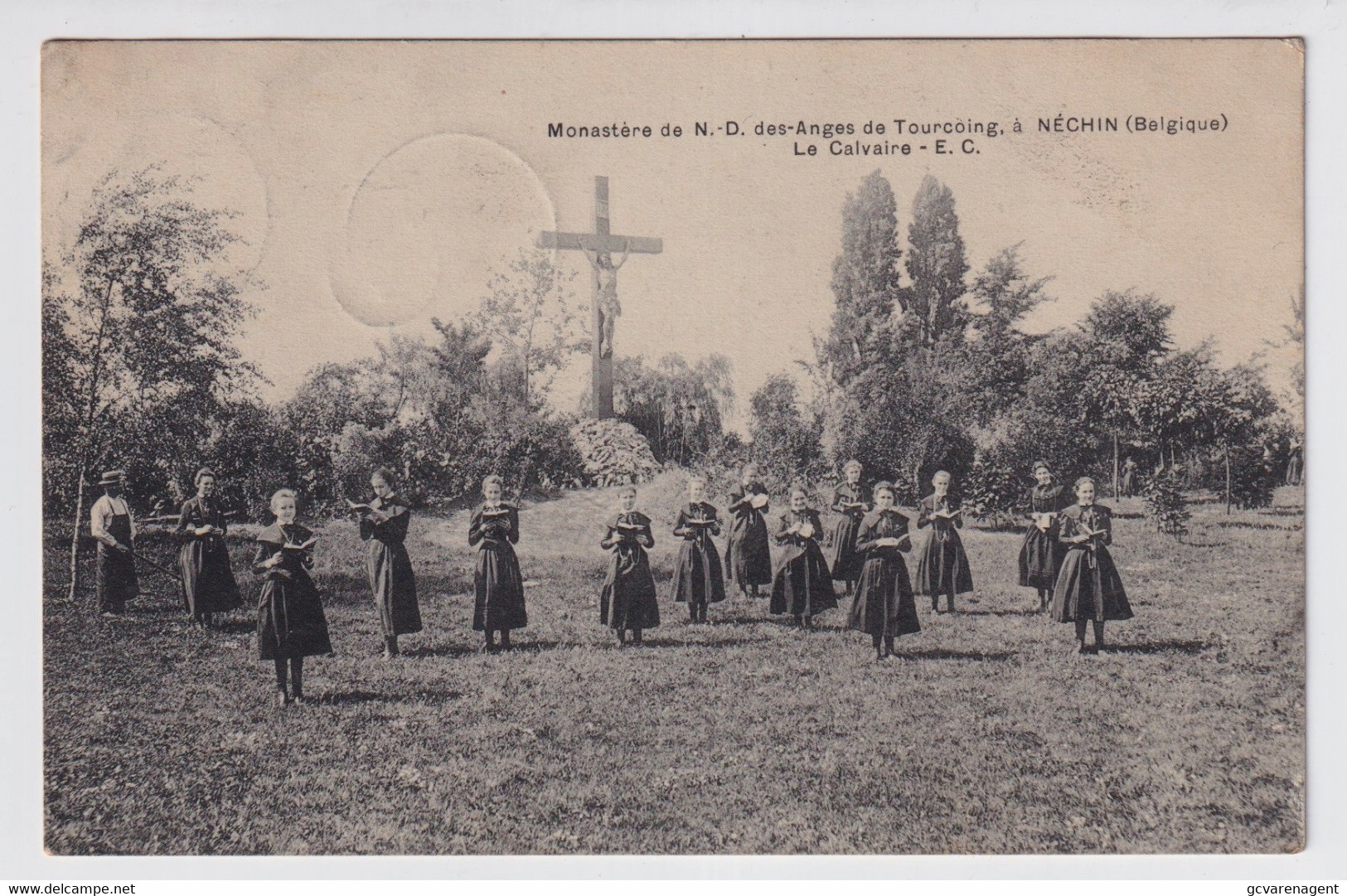 MONASTERE DE N.D. DES ANGES DE TOURCOING A NECHIN -  LE CALVAIRE - Estaimpuis