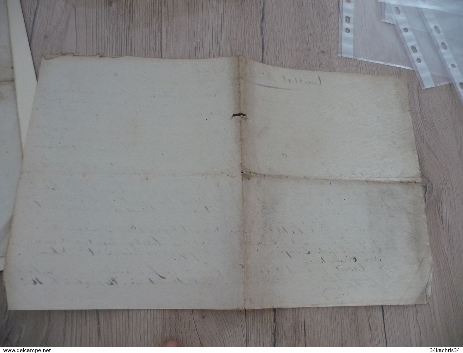 Haut Rhin Demande Pension + Congé Absolu Niedhard Régiment Dragons Price Rosenberg 1818 Autographes - Dokumente
