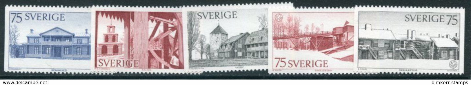 SWEDEN 1975 Protection Of Monuments   MNH / **.  Michel 908-12 - Nuevos