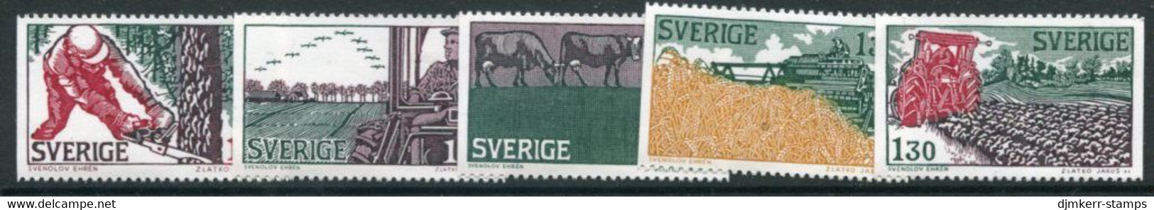 SWEDEN 1979 Agriculture   MNH / **.  Michel 1060-64 - Neufs