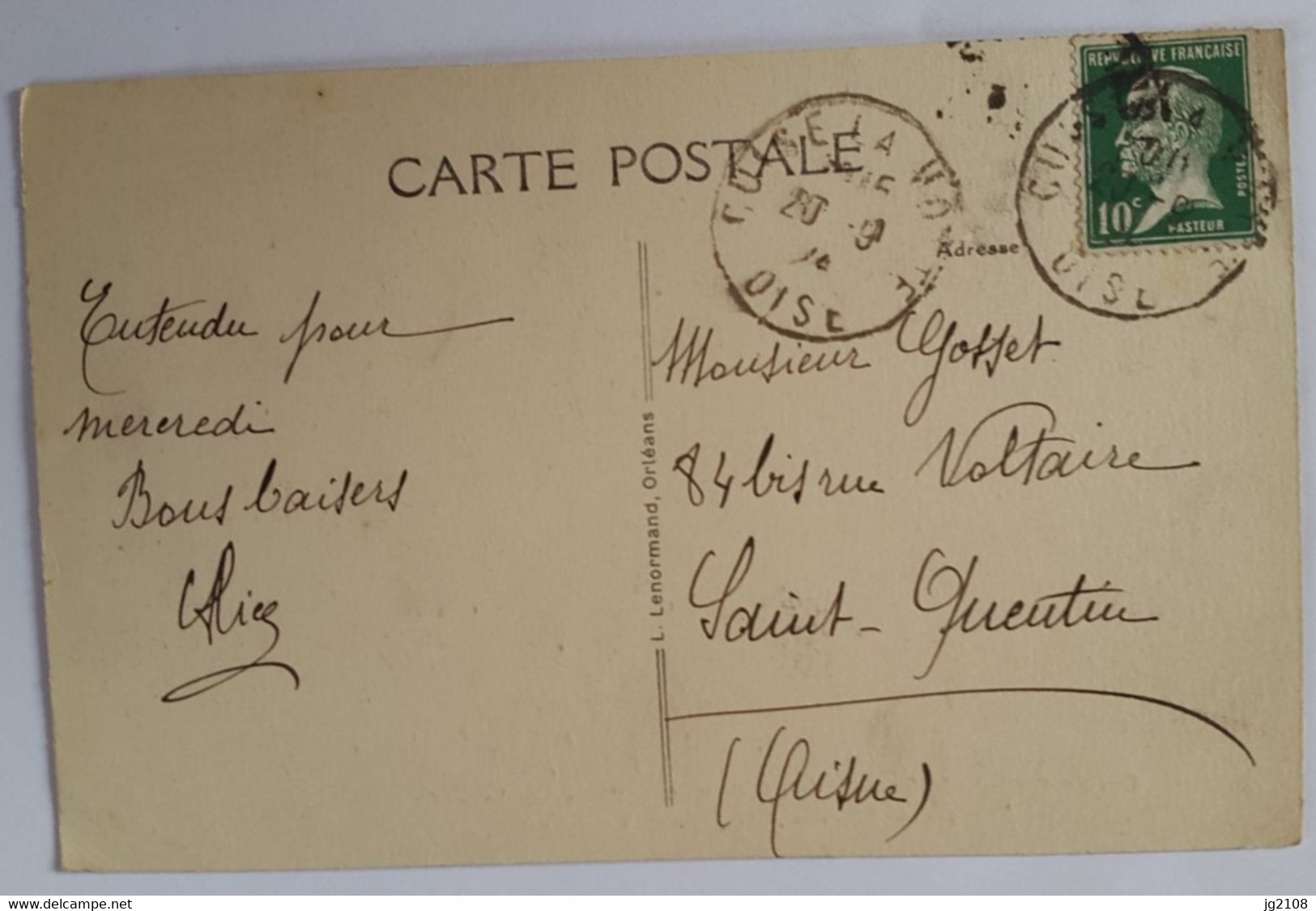 Carte Postale Société Centrale Vichy Fabrique De Pastilles Les Dominicains 1924 - Vichy