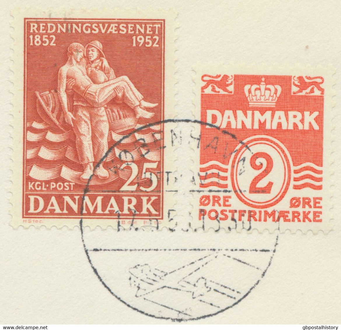 DENMARK 1959 First Flight SAS First Caravelle Jet Flight COPENHAGEN - DÜSSELDORF - Luftpost