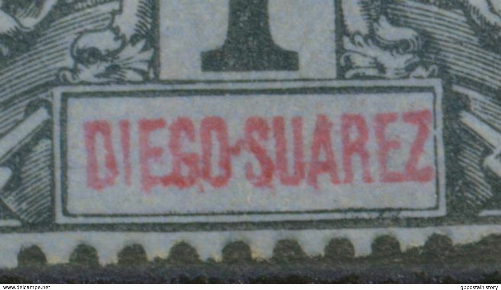 DIEGO-SUAREZ 1894 Allegorie 1 C Ungebraucht O.G, ABART: „DIE6O-SUAREZ“ Statt - Unused Stamps