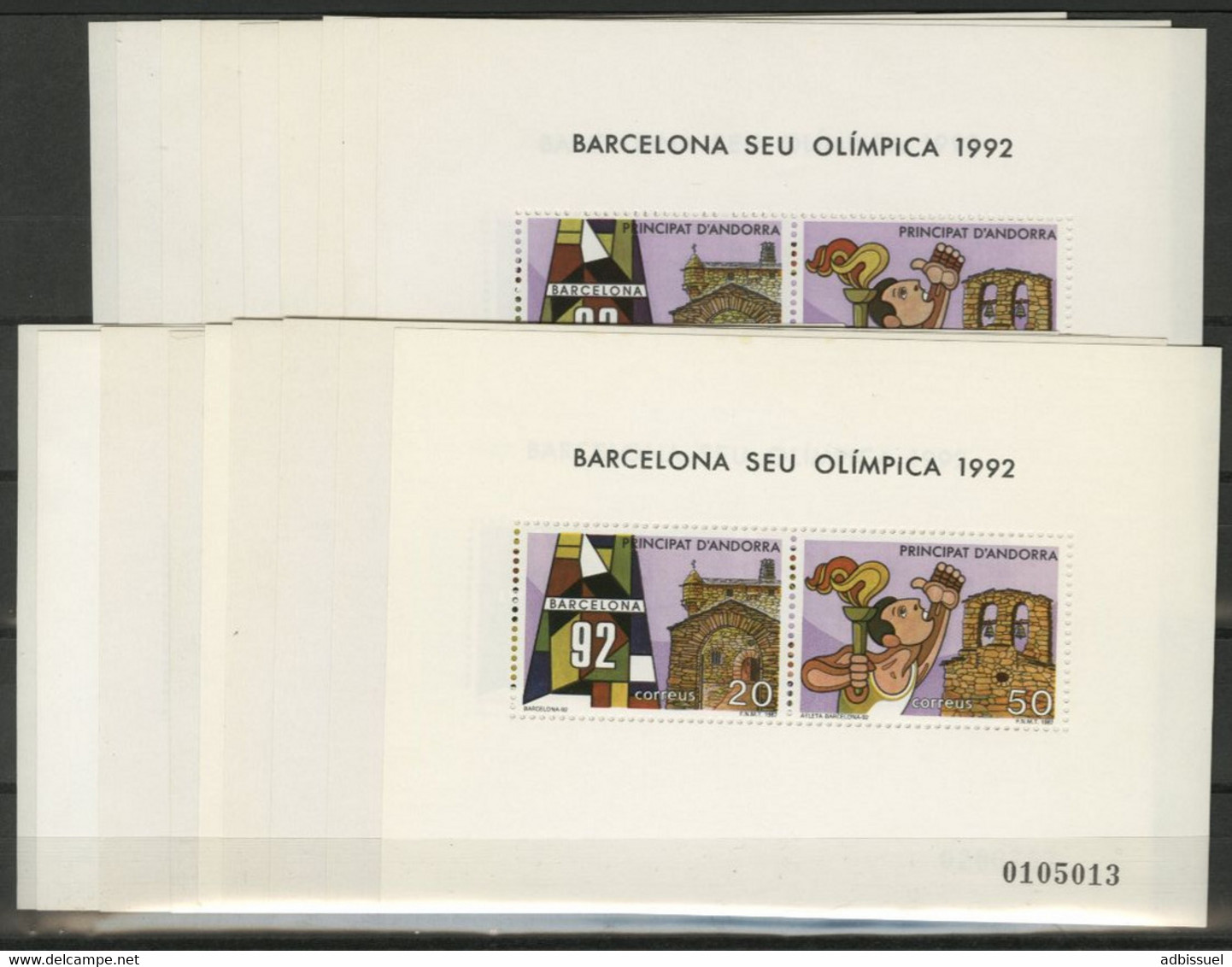 Bloc Feuillet N° 2 (x17) 17 BLOCS FEUILLETS COTE 69.7 € NEUFS ** (MNH). TB. Barcelona Seu Olimpica 1992 - Nuevos