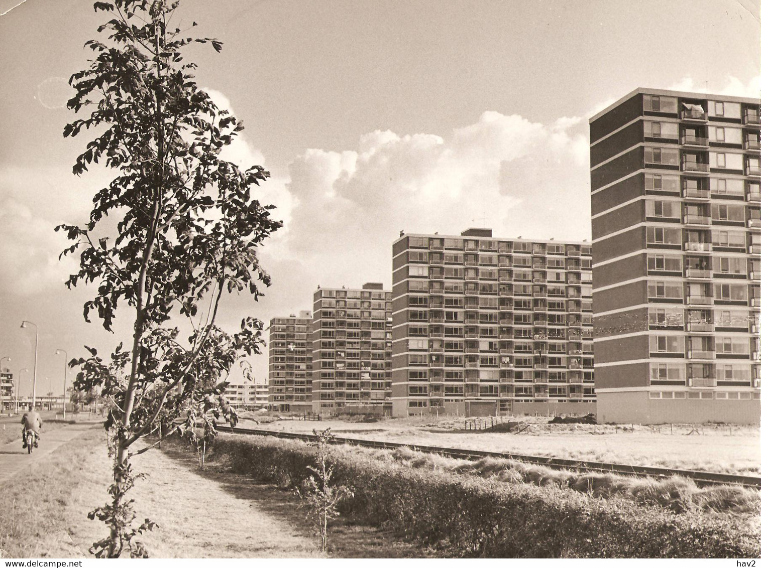 Delft Mooie Persfoto Nieuwbouw Flats KE4895 - Delft