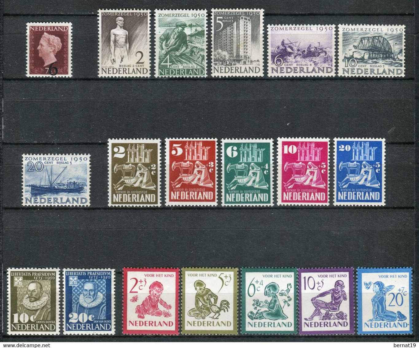 Países Bajos 1950 Completo ** MNH VC 231,50€. - Full Years