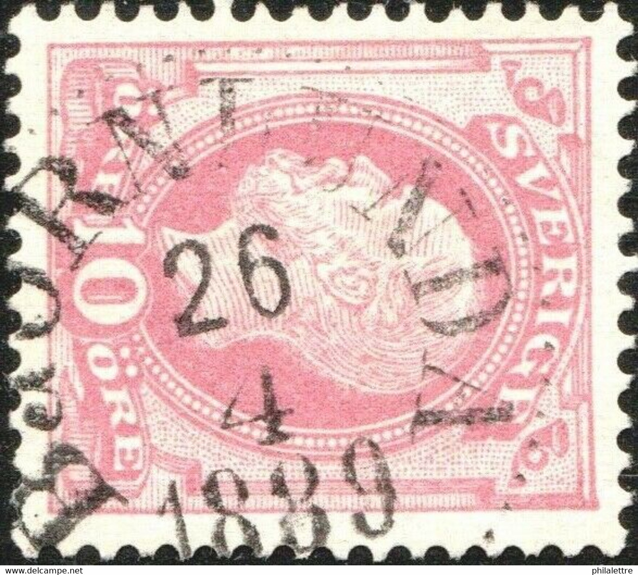 SUÈDE / SWEDEN / SVERIGE - " BJÖRNLUNDA " (1889) Date Stamp On Mi.38 / Facit 45 - Used Stamps