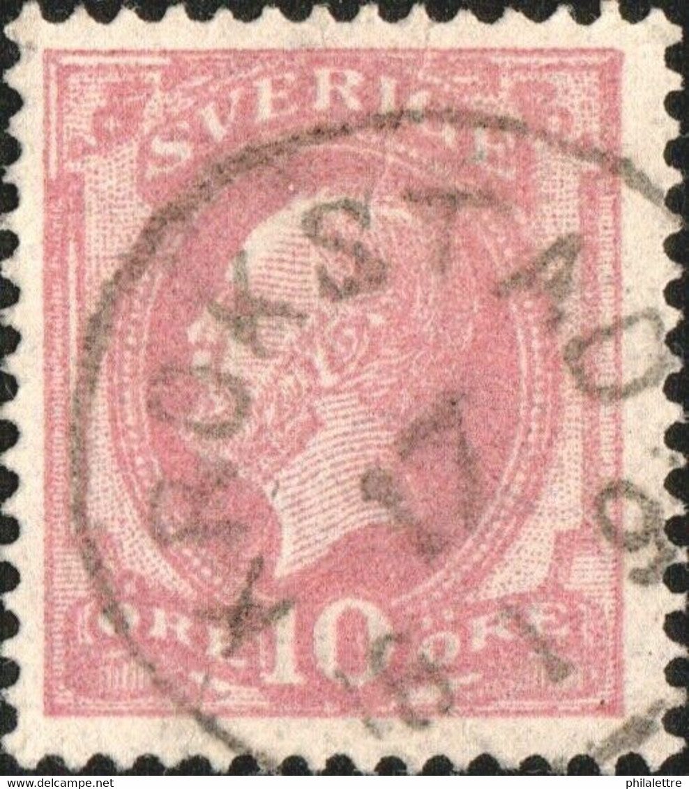 SUÈDE / SWEDEN / SVERIGE - " KROKSTAD " Date Stamp On Mi.38 / Facit 45 (creased) - Gebraucht