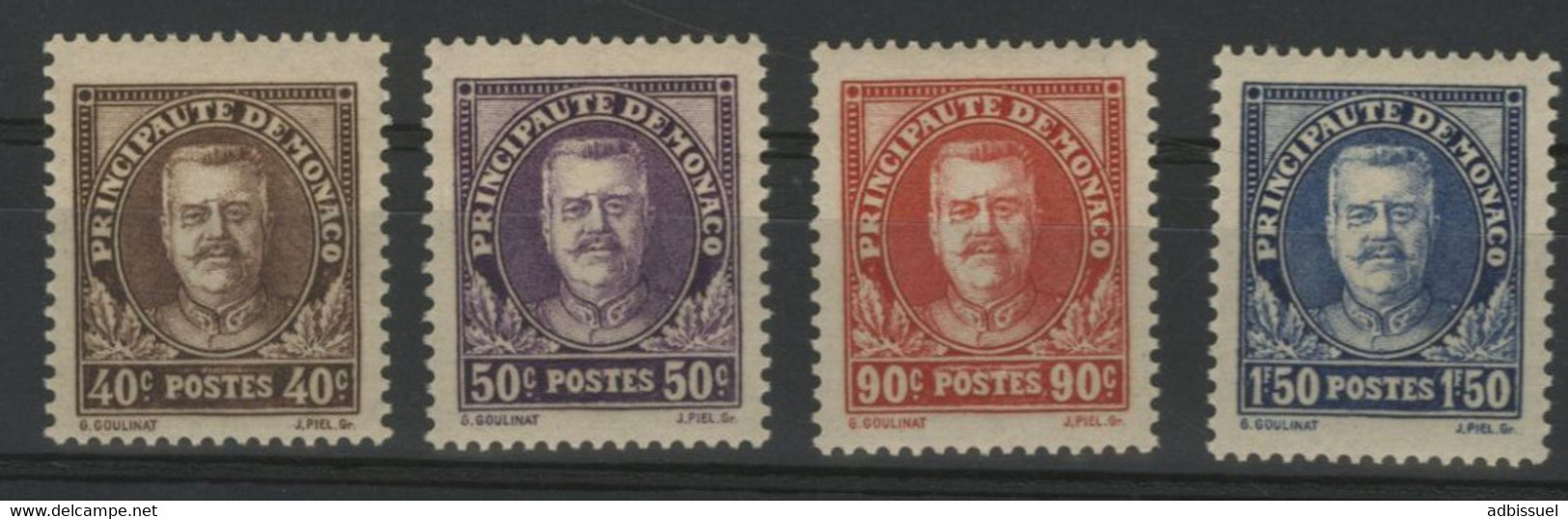 MONACO N°115 à 118 Cote 145 € Neufs ** (MNH). Série De 4 Valeurs TB - Unused Stamps