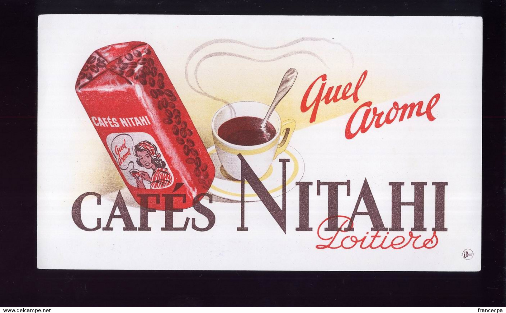 B364 - BUVARD -   CAFES  NITAHI  -  POITIERS - Café & Thé