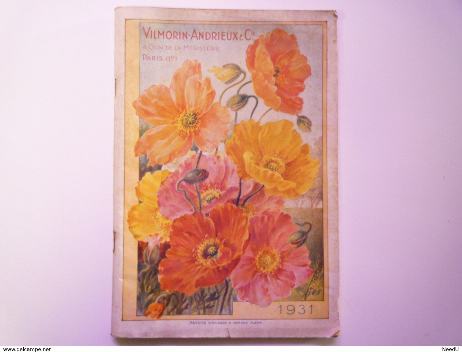 GP 2021 - 69  CATALOGUE 1931  VILMORIN-ANDRIEUX  Potager  -  Fleurs  -  Arbustes   XXX - Non Classés