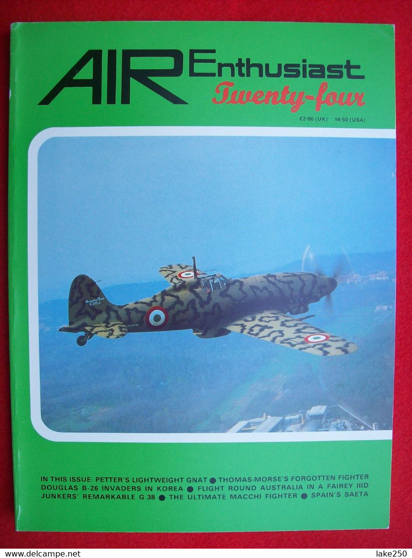 AIR ENTHUSIAST - N° 24 Del 1984  AEREI AVIAZIONE AVIATION AIRPLANES - Verkehr