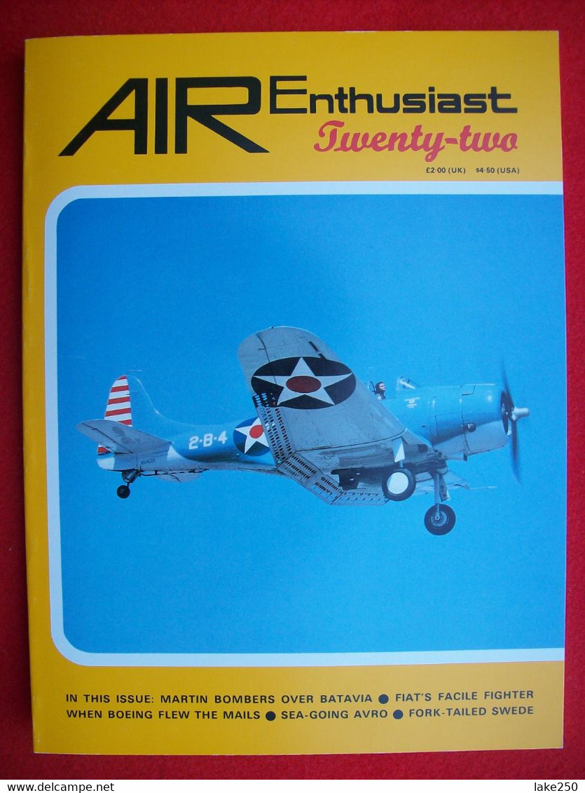 AIR ENTHUSIAST - N° 22 Del 1983  AEREI AVIAZIONE AVIATION AIRPLANES - Verkehr