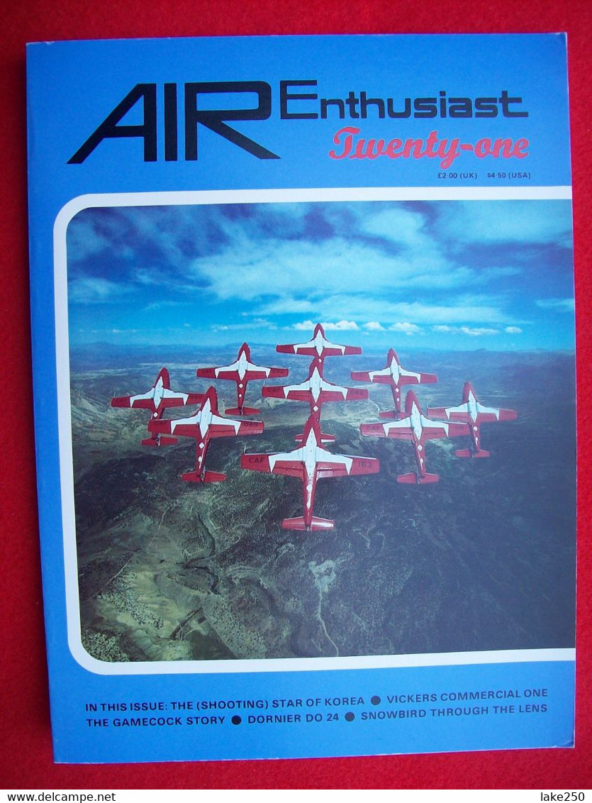 AIR ENTHUSIAST - N° 21 Del 1982  AEREI AVIAZIONE AVIATION AIRPLANES - Transportation