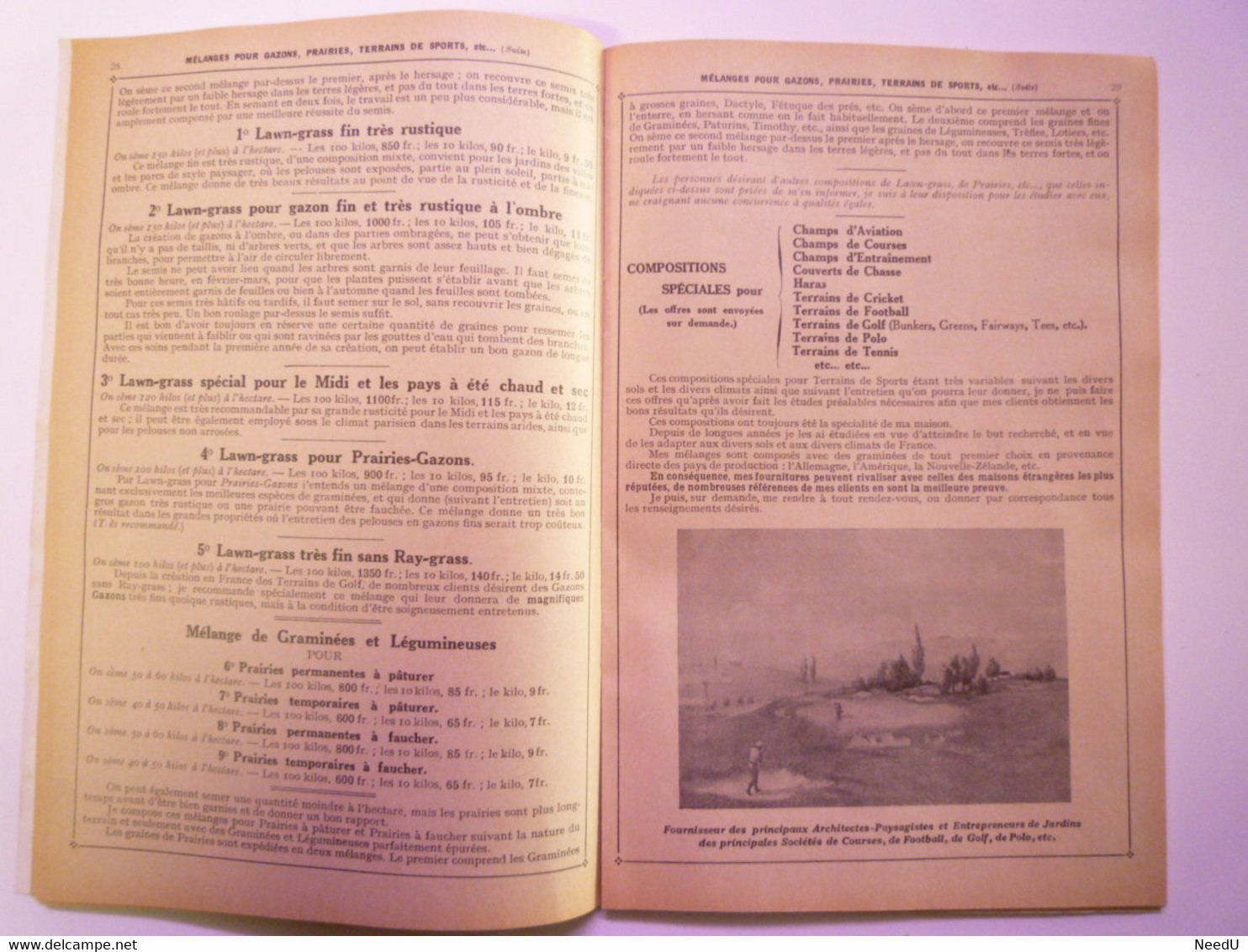 GP 2021 - 71  CATALOGUE 1933  H. CHOUVET  Graines Potagères  -  Fleurs  -  Arbustes...   XXX - Non Classificati