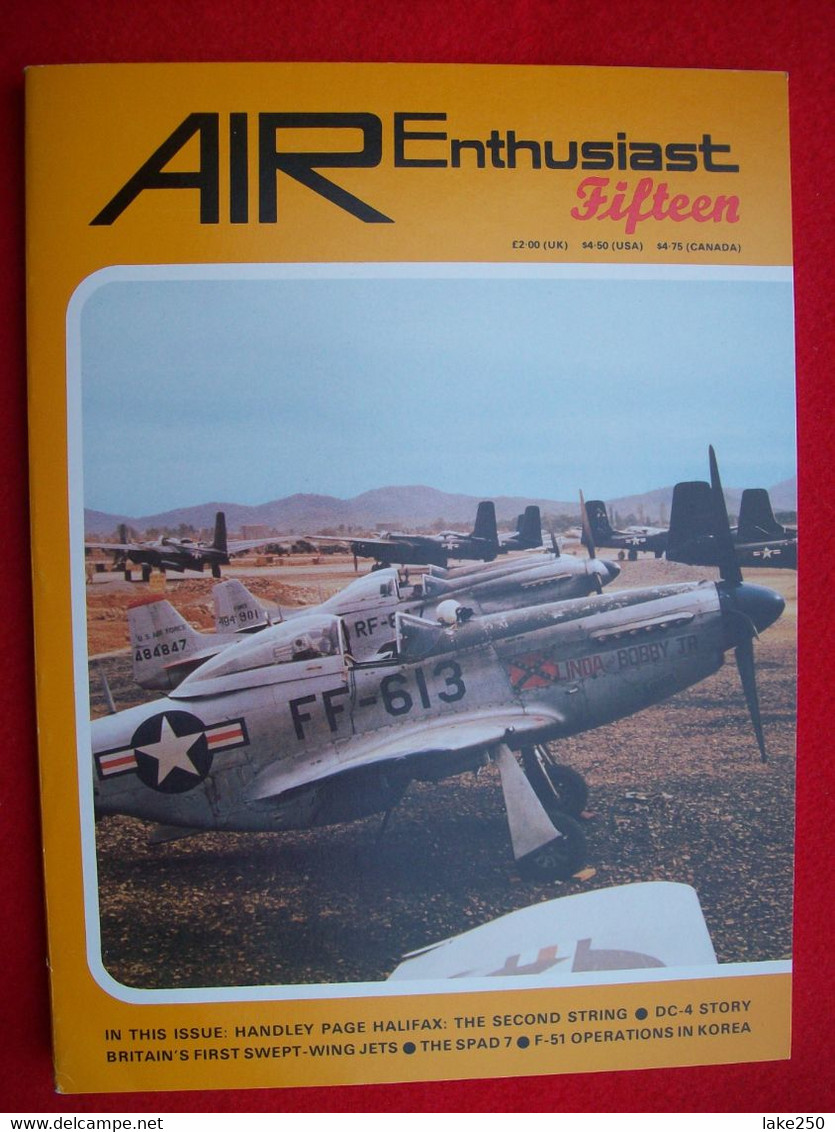 AIR ENTHUSIAST - N° 15 Del 1981  AEREI AVIAZIONE AVIATION AIRPLANES - Trasporti