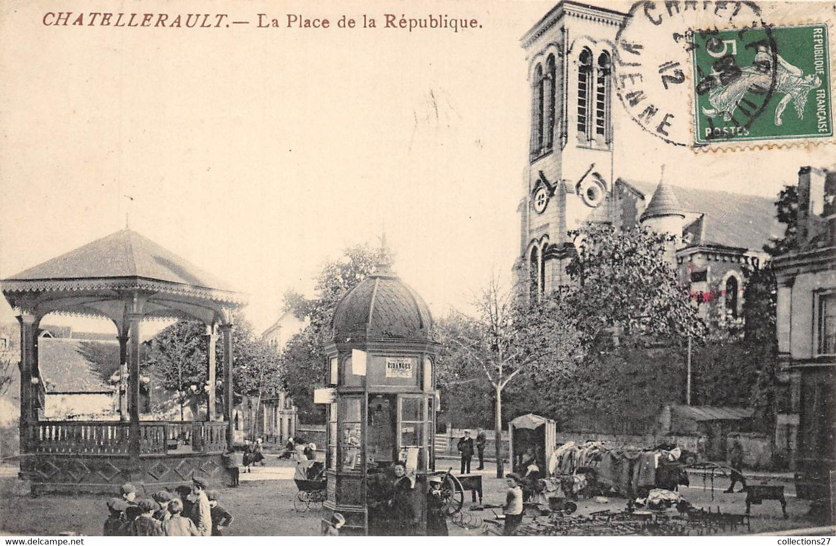 86-CHATELLERAULT-LA PLACE DE LA REPUBLIQUE - Chatellerault