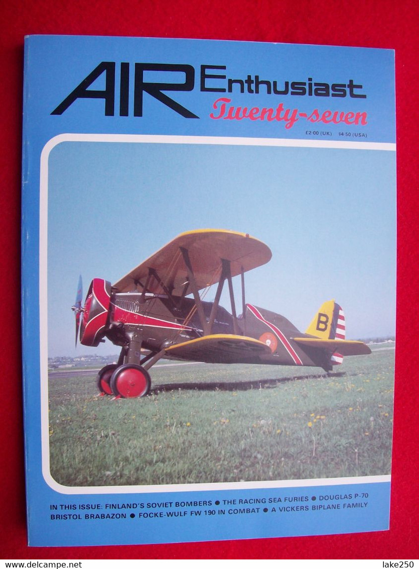 AIR ENTHUSIAST - N° 27 Del 1985  AEREI AVIAZIONE AVIATION AIRPLANES - Transports