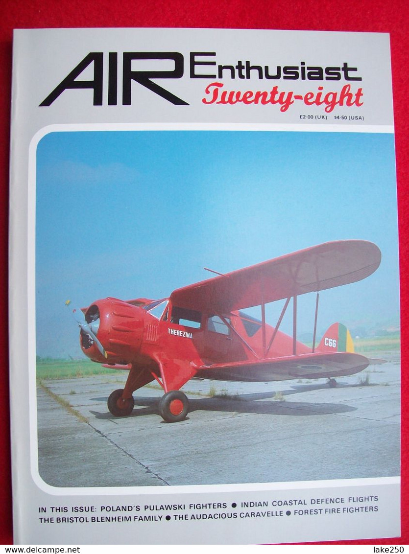 AIR ENTHUSIAST - N° 28 Del 1985  AEREI AVIAZIONE AVIATION AIRPLANES - Verkehr